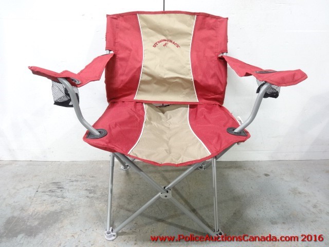 Police Auctions Canada Strongback Foldable Chair 121658h