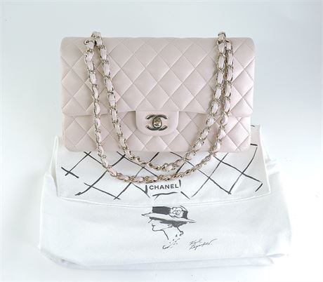 Police Auctions Canada - Chanel Quilted Lambskin Medium Classic