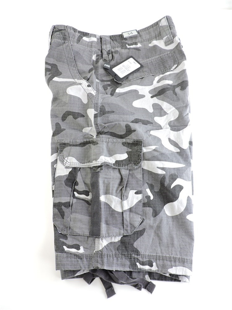 Police Auctions Canada - Men's CSG Camo Shorts, Size 34 (216560L)