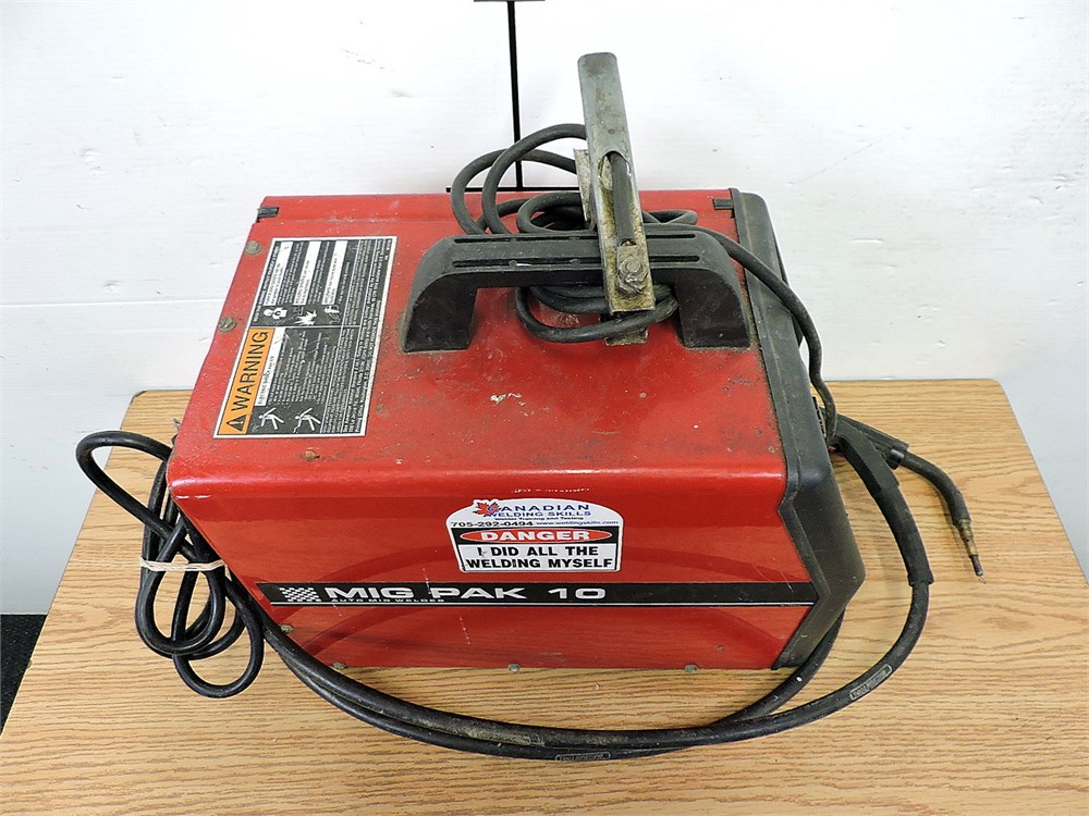 Police Auctions Canada - Lincoln Electric Mig Pak10 Auto ...
