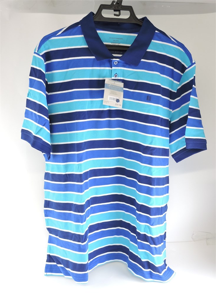Police Auctions Canada - Men's Denver Hayes Everyday Modern Fit Stripe ...