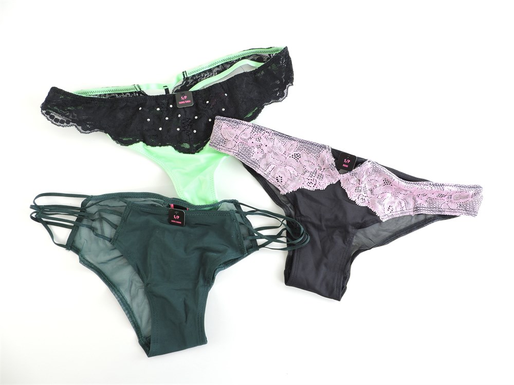 Buy Women's La Senza Solid Cheeksters with Lace Detail and