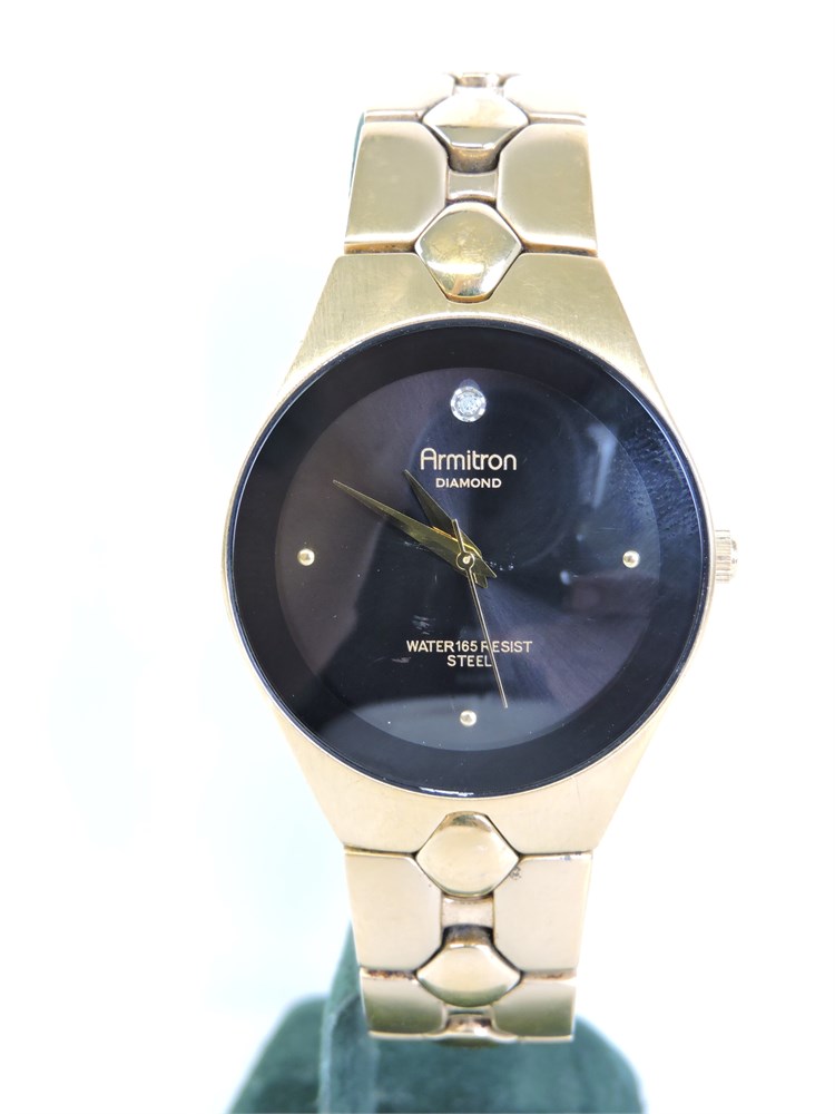 Police Auctions Canada - Armitron Diamond Analog Wrist Watch (218243F)
