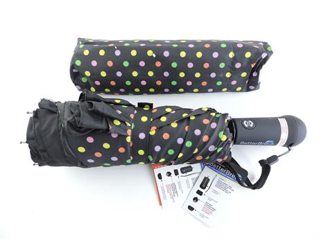 New Better Brella Auto Collapsible With Flashlight 