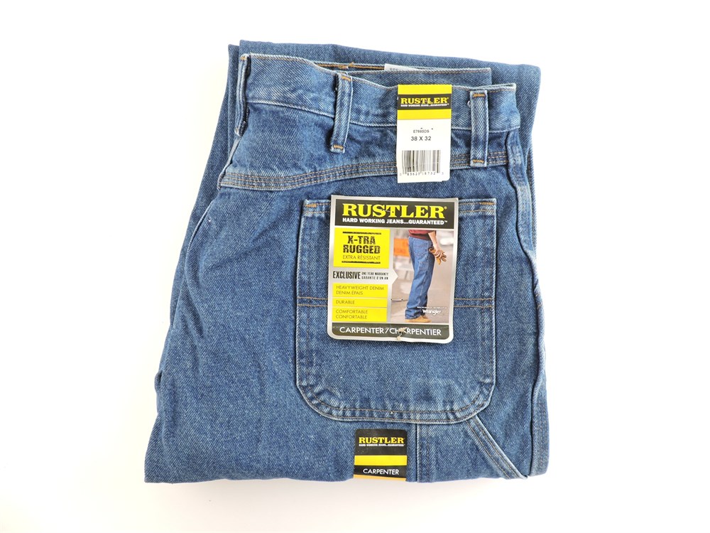Police Auctions Canada - Men's Rustler Denim Jeans, Size 38