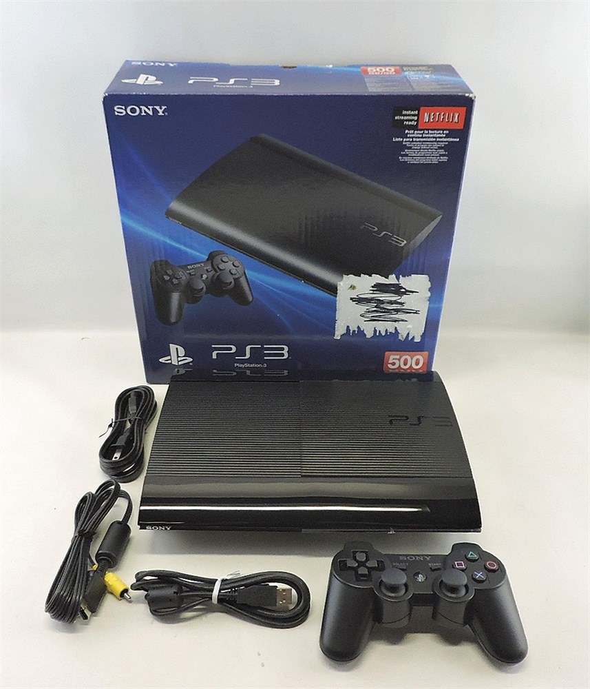 minor Assortment cylinder Police Auctions Canada - 500GB Sony PlayStation 3 CECH-4001C Gaming System  (New) (227004B)