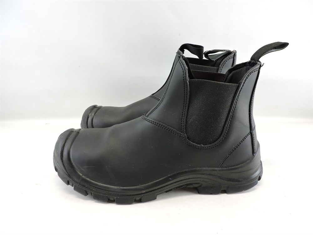 Police Auctions Canada - Altra Industrial Steel Toe Work Boots - Size ...